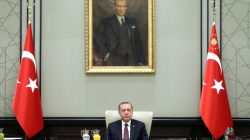 Turkish President Tayyip Erdogan chairs a National Security Council meeting in Ankara, Turkey, July 17, 2017