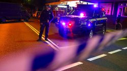 Police stand on a street that has been blocked to the public after Australian counter-terrorism police arrested four people in raids late on Saturday across several Sydney suburbs in Australia, July 29, 2017. REUTERS/David Gray