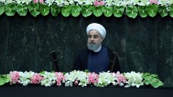 Iranian president Hassan Rouhani attends his swearing-in ceremony for a further term, at the parliament in Tehran, Iran, August 5, 2017.