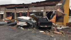 Tornado damage from overnight storm in Tulsa 8-7-17