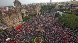Thousands of protesters disrupt traffic in India's financial capital