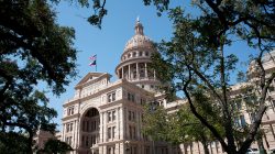 FILE PHOTO: The Texas capitol building, crafted from pink granite, is seen in Austin, Texas September 19, 2012. REUTERS/Julia Robinson/File Photo