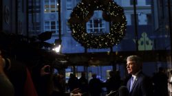 FILE PHOTO: U.S. Representative Michael McCaul (R-TX) speaks to the news media after a meeting at Trump Tower to speak with U.S. President-elect Donald Trump in New York, U.S., November 29, 2016. REUTERS/Lucas Jackson