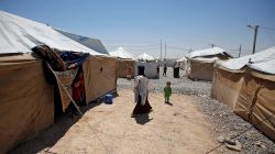 Displaced Iraqis from Talafar are seen in Salamya camp, east of Mosul, Iraq August 6, 2017. Picture taken August 6, 2017. REUTERS/Khalid Al-Mousily