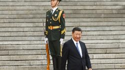 China's President Xi Jinping arrives at a welcoming ceremony for Brazil's President Michel Temer (not pictured) at the Great Hall of the People in Beijing, China September 1, 2017.