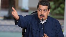 FILE PHOTO: Venezuela's President Nicolas Maduro speaks during a meeting at Miraflores Palace in Caracas, Venezuela August 25, 2017. Miraflores Palace/Handout via REUTERS