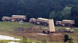 Terminal High Altitude Area Defense (THAAD) interceptors are seen as they arrive at Seongju, South Korea, September 7, 2017. Lee Jong-hyeon/News1 via REUTERS
