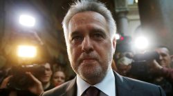 FILE PHOTO: Ukrainian oligarch Dmytro (Dmitry) Firtash arrives at court in Vienna, Austria on February 21, 2017. REUTERS/Heinz-Peter Bader/File Photo