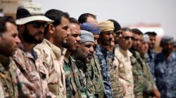 FILE PHOTO: Members of Deir al-Zor military council which fights under the Syrian Democratic Forces (SDF) stand together in Deir al-Zor province, Syria August 25, 2017. REUTERS/Rodi Said/File Photo