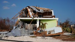 A destroyed house is pictuerd following Hurricane Irma in Ramrod Key, Florida, U.S., September 20, 2017. REUTERS/Carlo Allegri