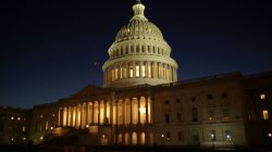The U.S. Capitol Building is lit at sunset in Washington, U.S., December 20, 2016. REUTERS/Joshua Roberts