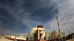 FILE PHOTO: A general view of the Bushehr nuclear power plant, some 1,200 km (746 miles) south of Tehran October 26, 2010. REUTERS/IRNA/Mohammad Babaie/File Photo