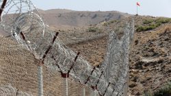 A view of the border fence outside the Kitton outpost on the border with Afghanistan in North Waziristan, Pakistan October 18, 2017. REUTERS/Caren Firouz