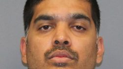 Wesley Mathews, 37, arrested for suspected child endangerment for the treatment of his three-year old daughter after he punished her for not drinking her milk by telling her to stand outside by herself at night near an alley behind her home, is shown in this police booking photo in Richardson, Texas, U.S., provided October 9, 2017 Richardson Police Department/Handout