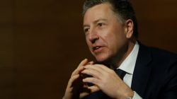 Kurt Volker, United States Special Representative for Ukraine Negotiations, speaks during an interview with Reuters in Kiev, Ukraine October 28, 2017. REUTERS/Valentyn Ogirenko
