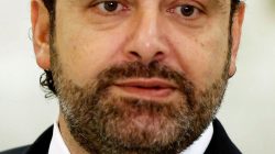 Lebanese Prime Minister-designate Saad al-Hariri reacts at the presidential palace in Baabda, near Beirut, Lebanon November 3, 2016.