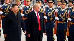 In Beijing, Trump presses China on North Korea and trade
