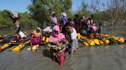 Aboard rickety boats or swimming, over 750 Rohingya reach Bangladesh