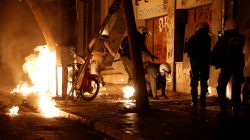 Greeks march to mark 1973 student revolt against junta, clashes break out