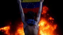 Year of protests and crisis in volatile Venezuela