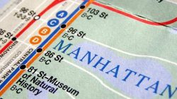 Subway Map Header Manhattan, NY