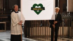 Six months on, Grenfell fire survivors weep at London memorial