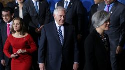 U.S. Secretary of State Rex Tillerson is pictured after a photo op during the Foreign Ministers’ Meeting on Security and Stability on the Korean Peninsula in Vancouver, British Columbia, Canada, January 16, 2018.