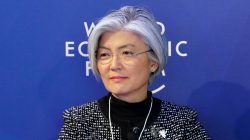 Kang Kyung-Wha, South Korea's Foreign Minister, attends the World Economic Forum (WEF) annual meeting in Davos, Switzerland January 25, 2018.