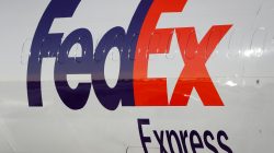 A FedEx Express Boeing 737-45D (BDSF) OO-TNN aircraft is seen at the Chopin International Airport in Warsaw, Poland January 8, 2018. Picture taken on January 8, 2018.