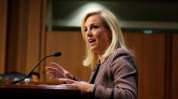 U.S. Secretary of Homeland Security Kirstjen Nielsen testifies to the Senate Judiciary Committee on "Oversight of the U.S. Department of Homeland Security" on Capitol Hill in Washington, U.S., January 16, 2018.