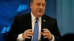 CIA Director Mike Pompeo delivers remarks at "Intelligence Beyond 2018," a forum hosted by the American Enterprise Institute for Public Policy Research, in Washington, U.S., January 23, 2018.