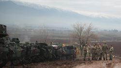 Turkish soldiers are pictured in a village near the Turkish-Syrian border in Hatay province, Turkey January 24, 2018.