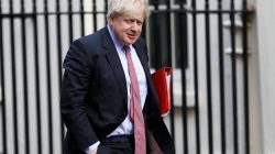 Britain's Foreign Secretary Boris Johnson arrives in Downing Street in London, February 8, 2018.