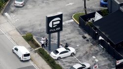 Investigators work the scene following a mass shooting at the Pulse gay nightclub in Orlando Florida, U.S. on June 12, 2016. REUTERS/Carlo Allegri/File Photo