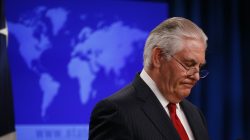 U.S. Secretary of State Rex Tillerson speaks to the media at the U.S. State Department after being fired by President Donald Trump in Washington, U.S. March 13, 2018. REUTERS/Leah Millis