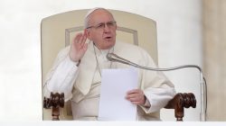 Pope Francis leads the Wednesday general audience in Saint Peter's square at the Vatican, March 28, 2018. REUTERS/Max Rossi