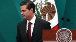 FILE PHOTO: Mexico's President Enrique Pena Nieto is pictured during the 80th anniversary of the expropriation of Mexico's oil industry in Mexico City, Mexico March 16, 2018. REUTERS/Edgard Garrido