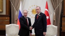 The leaders of Turkey and Russia marked the official start of work to build Turkey's first nuclear power station on Tuesday, launching construction of the $20 billion Akkuyu plant