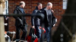 FILE PHOTO: Inspectors from the Organisation for the Prohibition of Chemical Weapons (OPCW) arrive to begin work at the scene of the nerve agent attack on former Russian spy Sergei Skripal, in Salisbury, Britain, March 21, 2018. REUTERS/Peter Nicholls/File Photo