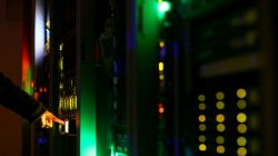 A man poses inside a server room at an IT company in this June 19, 2017 illustration photo. REUTERS/Athit Perawongmetha/Illustration