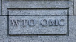 The headquarters of the World Trade Organization (WTO) are pictured in Geneva, Switzerland, April 12, 2017. REUTERS/Denis Balibouse