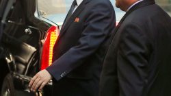 North Korean envoy Kim Yong Chol arrives at a hotel in New York, U.S., May 30, 2018. REUTERS/Lucas Jackson