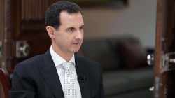 Syria's President Bashar al Assad attends an interview with a Greek newspaper in Damascus, Syria in this handout released May 10, 2018. SANA/Handout via Reuters/File Photo