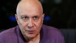 Ukrainian journalist Matvey Ganapolsky speaks during an interview with Reuters in Kiev, Ukraine June 4, 2018. REUTERS/Valentyn Ogirenko