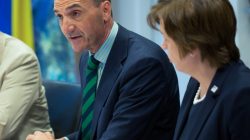 Manuel Navarrete, head of Europol's Counter Terrorism Centre and Catherine De Bolle, head of Europol, hold a news conference in The Hague, Netherlands June 19, 2018. Picture taken June 19, 2018 REUTERS/Eva Plevier