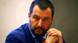 Italy's Interior Minister Matteo Salvini looks on during the news conference at the Viminale in Rome, Italy, June 20, 2018. REUTERS/Stefano Rellandini