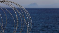 FILE PHOTO: The border fence separating Spain's northern enclave Ceuta and Morocco is seen from Ceuta, Spain, June 22, 2018. REUTERS/Juan Medina/File Photo