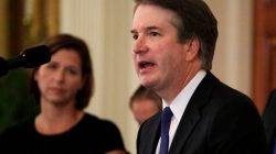 Supreme Court nominee Judge Brett Kavanaugh speaks in the East Room of the White House in Washington, U.S., July 9, 2018. REUTERS/Jim Bourg