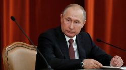 Russia's President Vladimir Putin attends a meeting with Russian ambassadors and representatives to international organisations in Moscow, Russia, July 19, 2018. REUTERS/Sergei Karpukhin