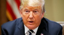 FILE PHOTO: U.S. President Donald Trump speaks about his summit meeting with Russian President Vladimir Putin as he begins a meeting with members of the U.S. Congress at the White House in Washington, July 17, 2018. REUTERS/Leah Millis/File Photo